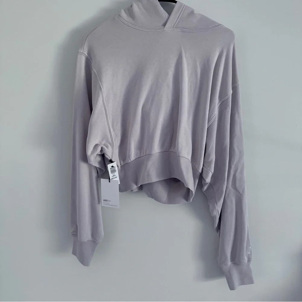 🆕🩷 TNA Aritzia Airy AF Airy Perfect Fleece Hoodie - Marble Lilac